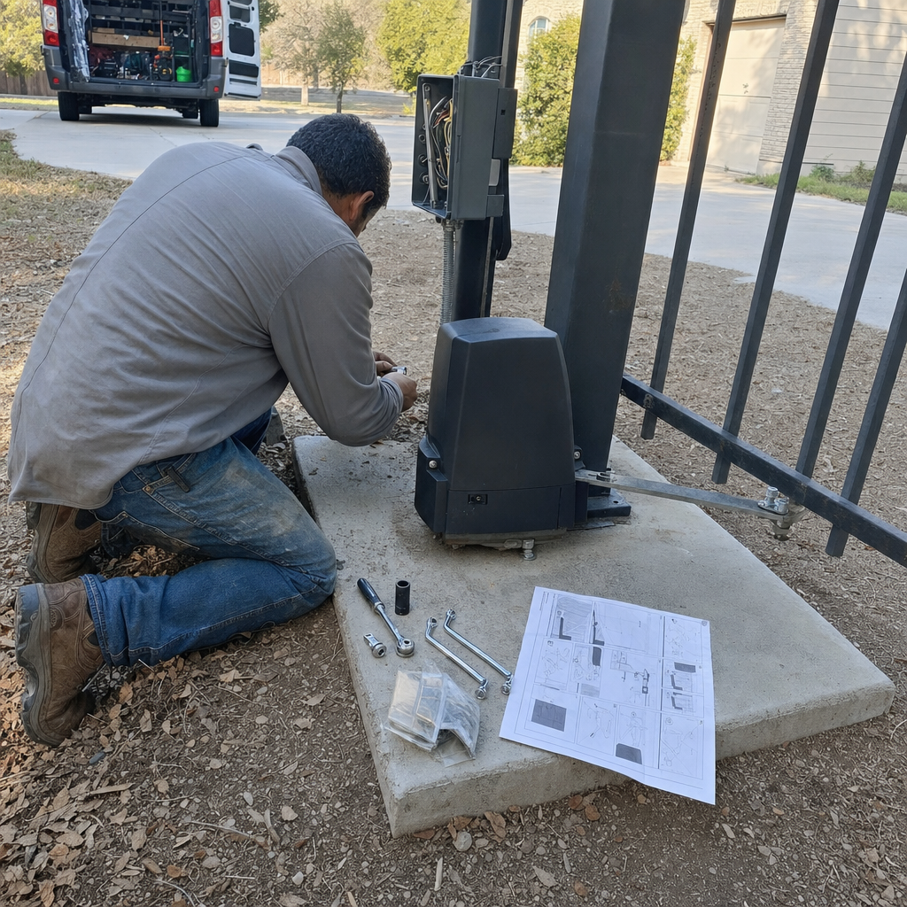 Double Gate Installation